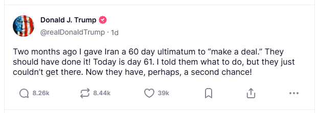 2025 06 13 TS Trump Iran2