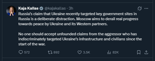 2025 12 31 Kaja Kallas Drone Attack