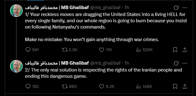 2026 04 05 X Ghalibaf Trump